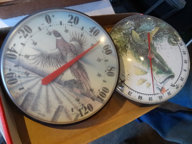 lot 246 image: 2 outdoor thermometers...