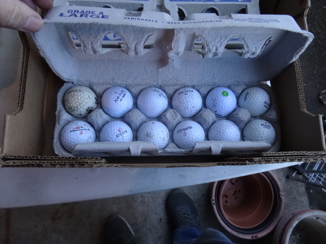 lot 276 image: 3 dozen golf balls. Used...