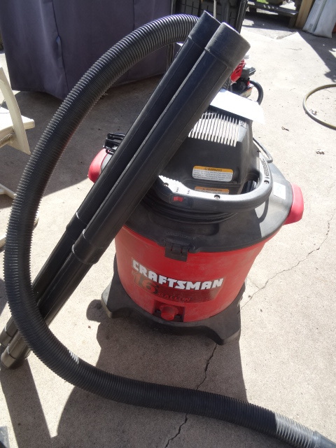 lot 296 image: Craftsman shop vac  blower. 16 gal...