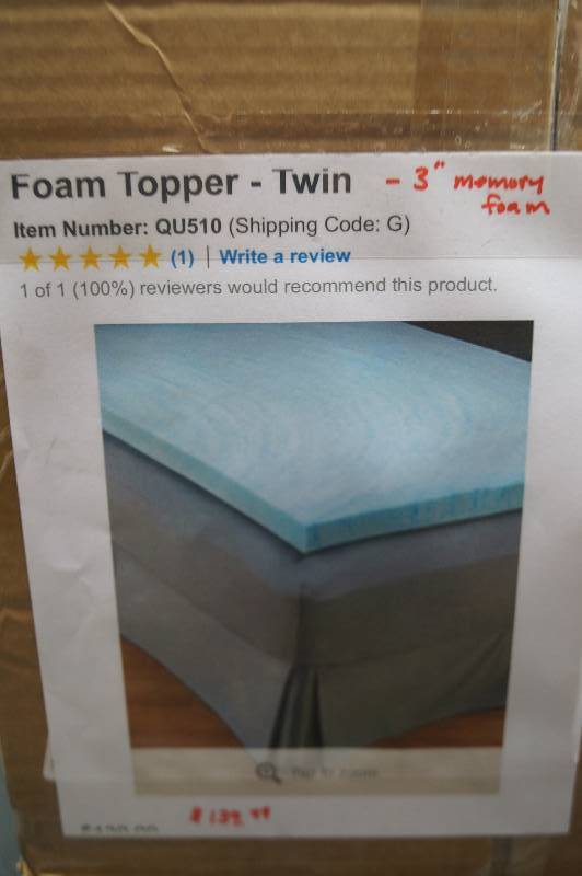 Memory Foam Topper