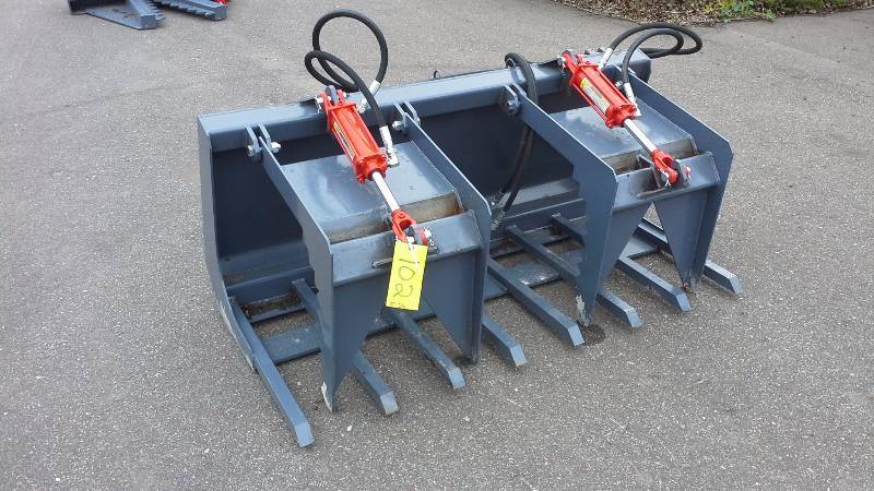 60 Double Grappler Bucket (Skid Steer Attachment)