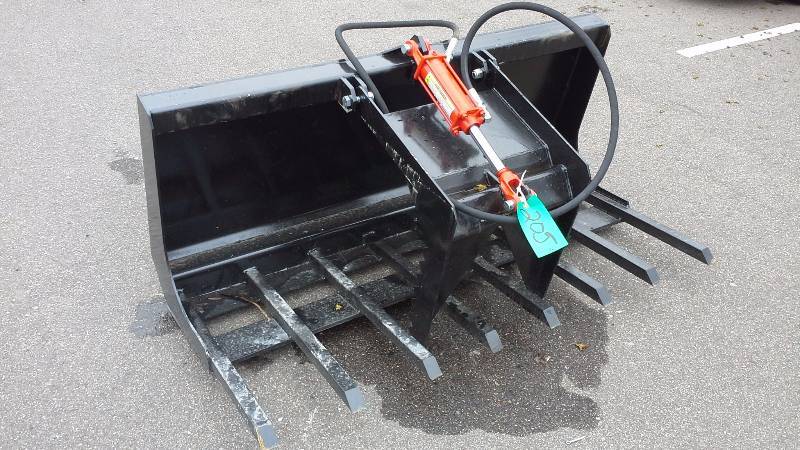 60 Single Grappler Bucket (Skid Steer Attachment)