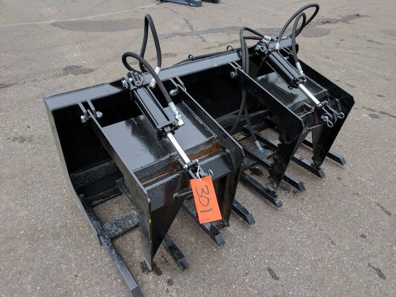 60 Double Grappler Bucket (Skid Steer Attachment)