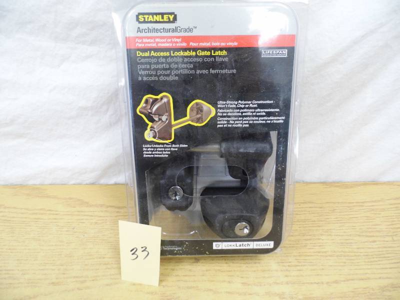 Stanley Dual Access Lockable Gate Latch