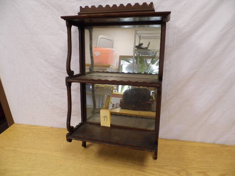 Antique Mirrored Shelf