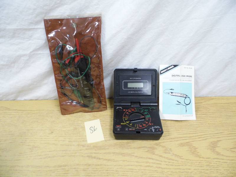 Micronta Mulitmeter w Digital Probe