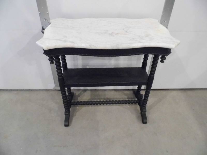 Antique Table w Marble Top