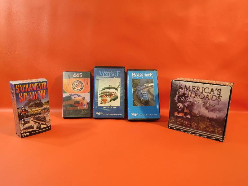 lot 227 image: Collectible Railroad VHS Tapes