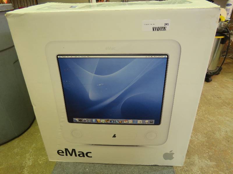 lot 241 image: Vintage eMac Computer