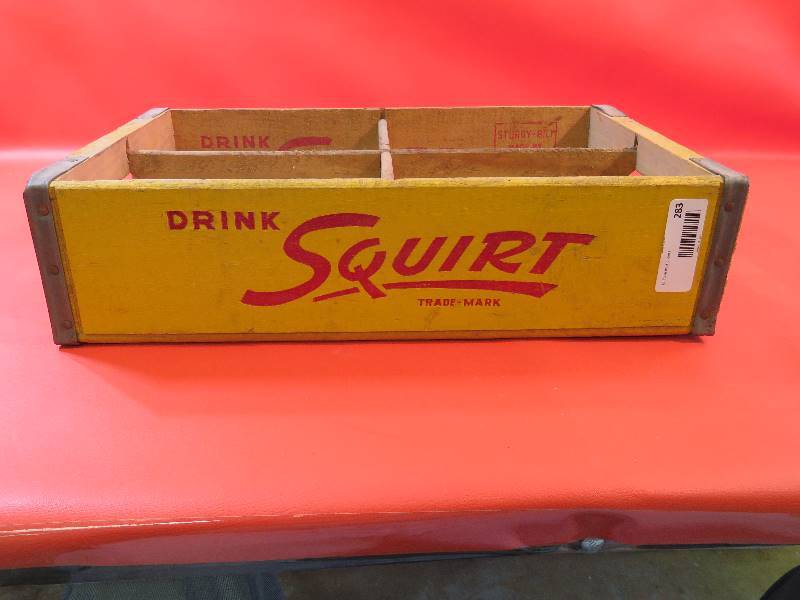 lot 283 image: Vintage Wood Squirt Crate