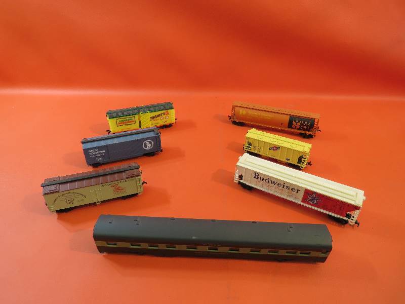 lot 341 image: Vintage Train Cars