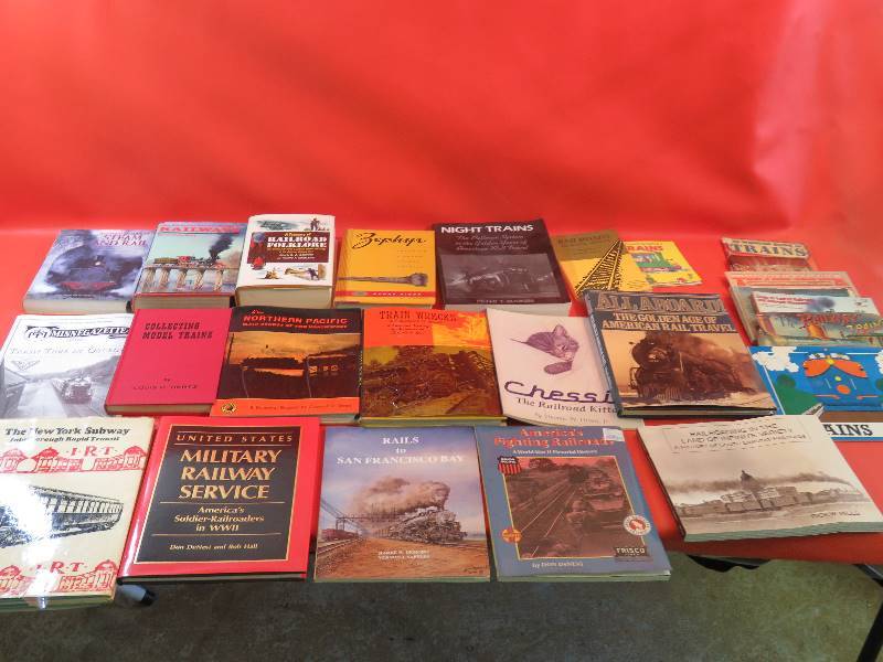 lot 388 image: Railroad Train Books