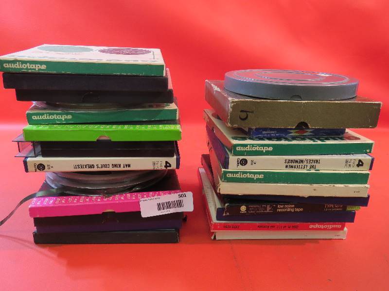 lot 501 image: Vintage Audio Tapes