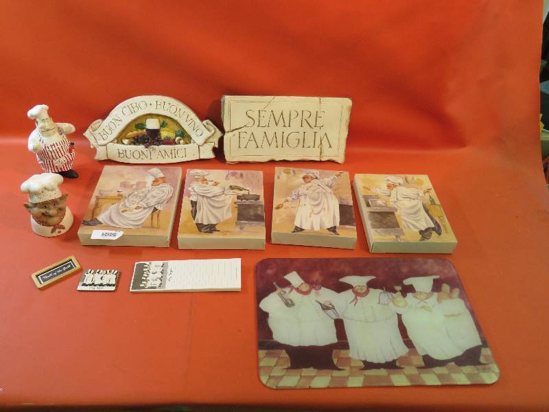 lot 510 image: Italian Chef Decor