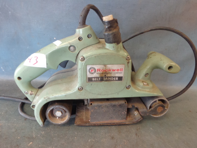 lot 43 image: Rockwell Belt Sander