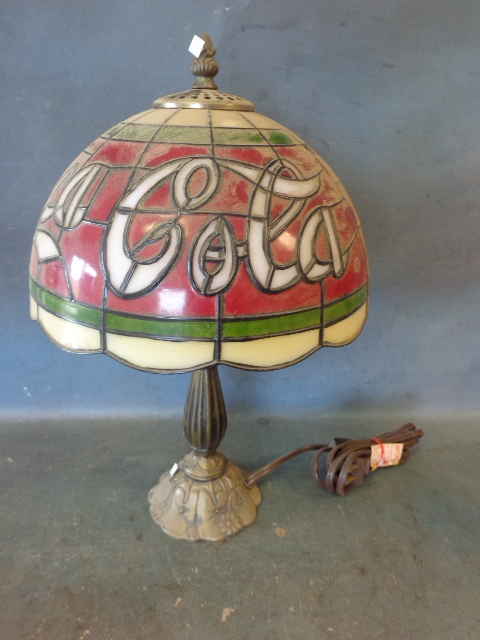 lot 44 image: Coca Cola Lamp
