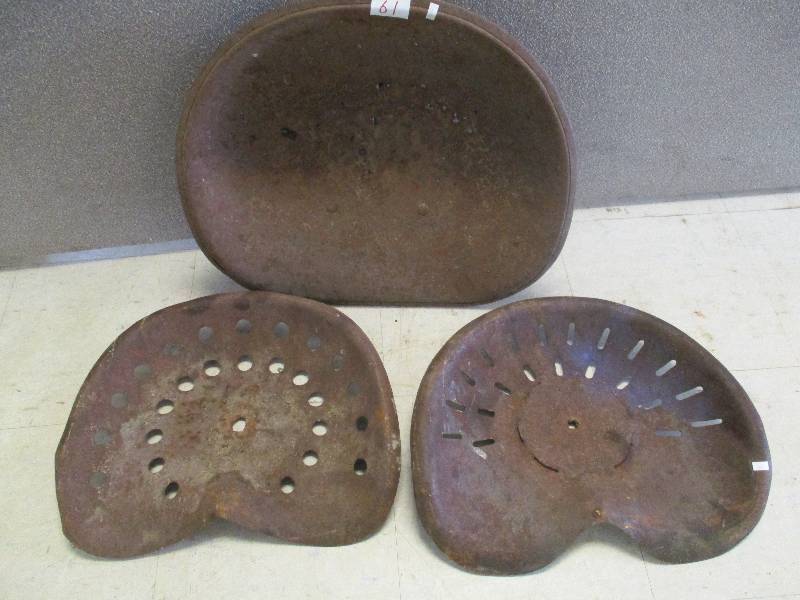 lot 61 image: Steel Tractor Seats