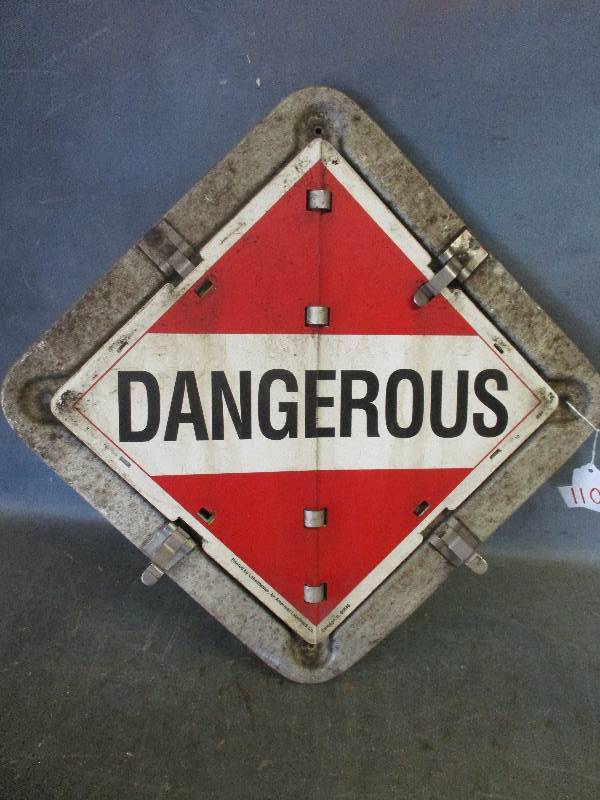 lot 110 image: Multiple Massage Warning Sign