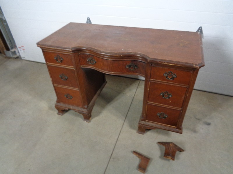 lot 109 image: Old Wood Desk