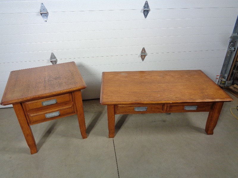 lot 113 image: Coffee Table and End Table