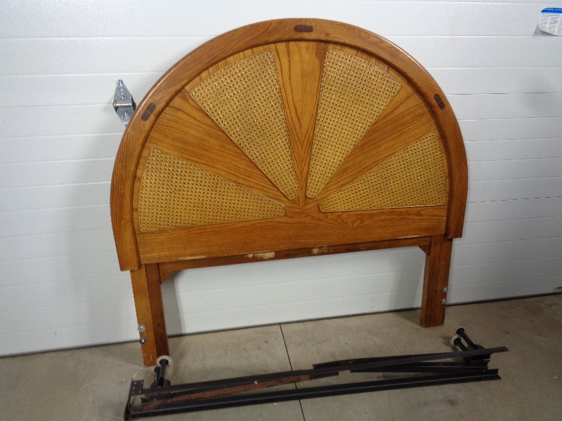 lot 122 image: Queen  Full Headboard and Bed Frame