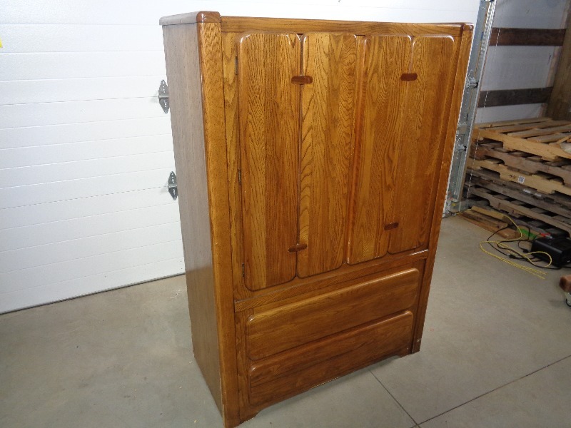 lot 123 image: Armoire  Storage Cabinet