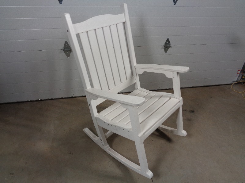 lot 142 image: Recycled Material Rocking Chair