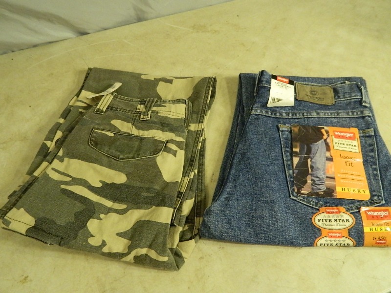 lot 34 image: 2 New Pair of Boys Pants