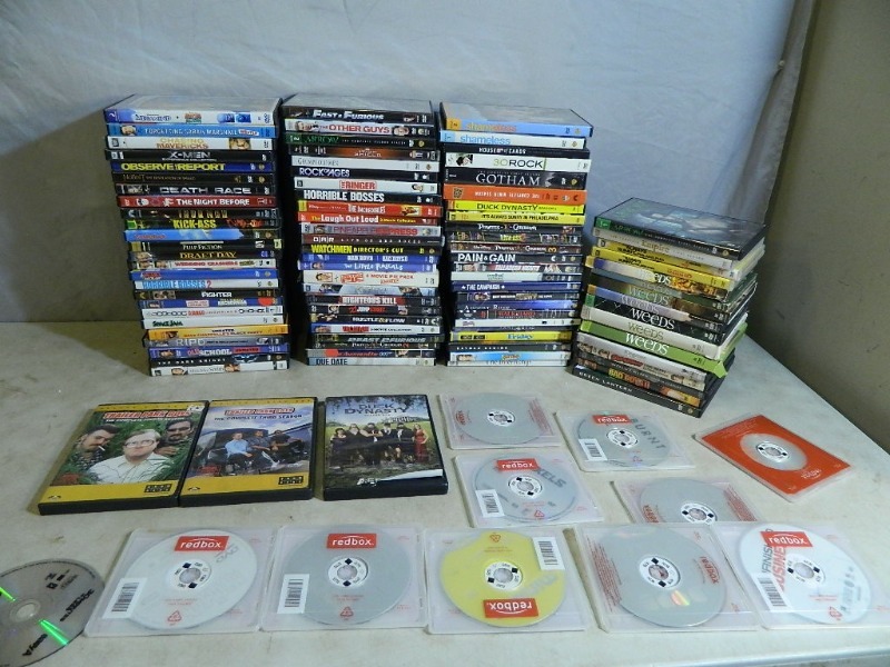lot 60 image: Over 100 Dvds