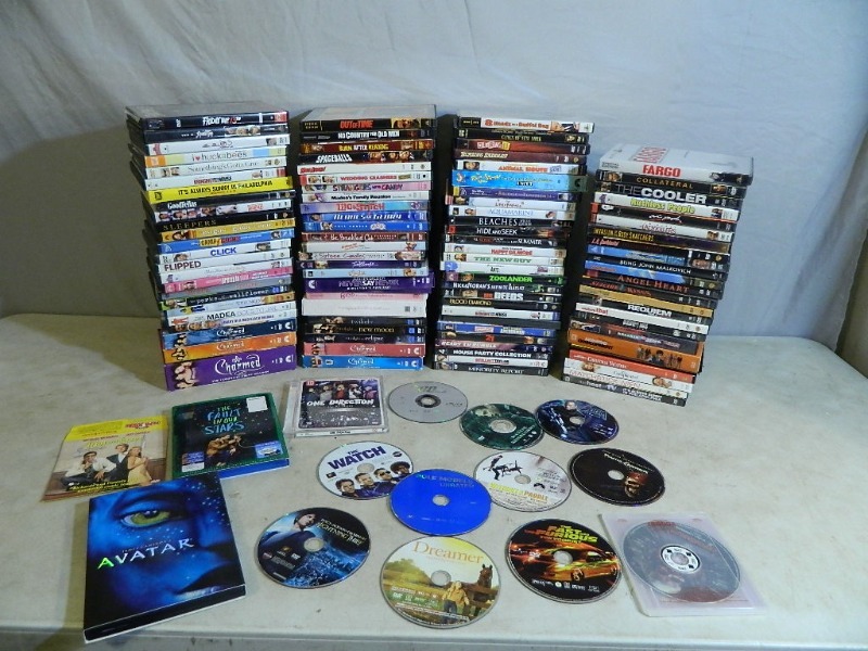 lot 61 image: Over 100 Dvds