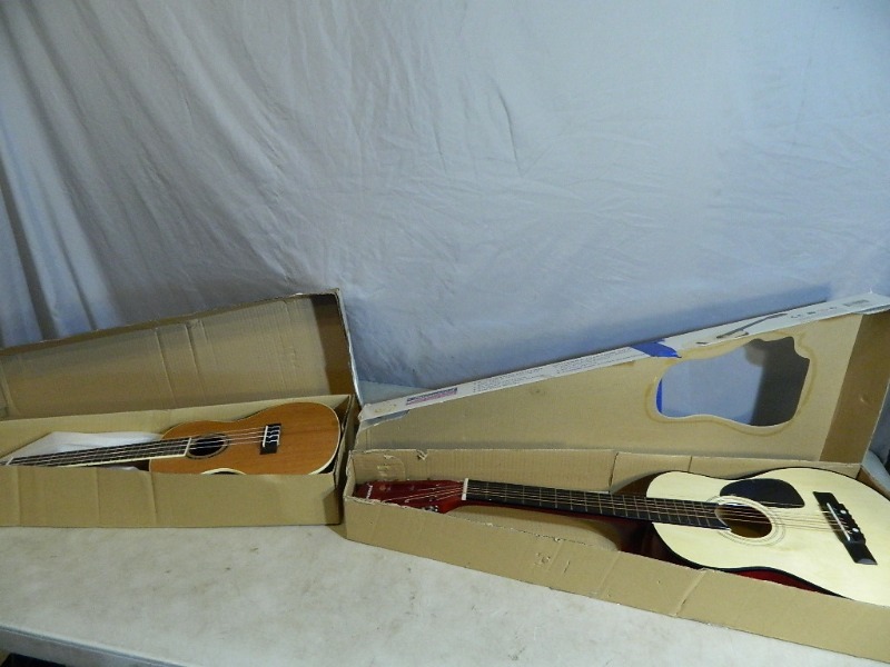 lot 67 image: 2 Small Guitars