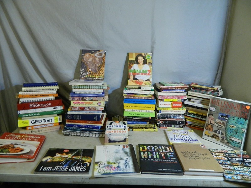 lot 169 image: Cookbooks, Graffiti Books, and More
