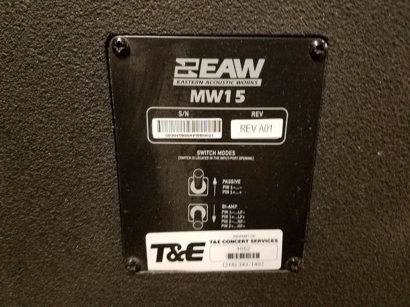lot 16 image: EAW MW-15 Microwedge - case included