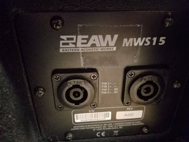 lot 17 image: EAW MWS-15 Microsub - case included