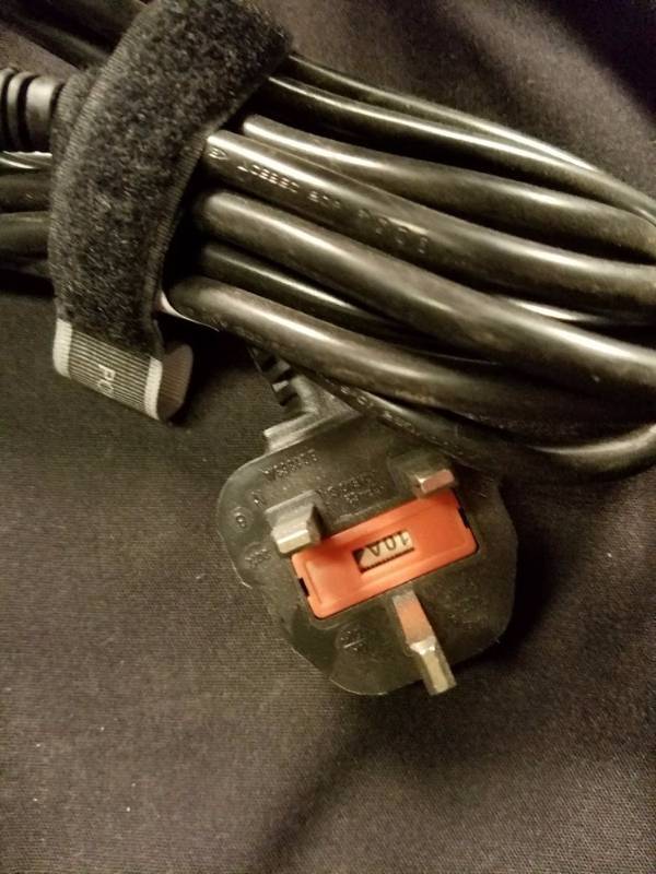 lot 2 image: 6ft European 3-pin Plug to IEC Power Cord - bundle of seven