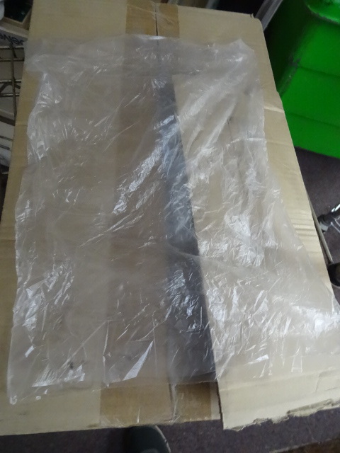 lot 14 image: HD header bag. 12 x 17 clear. Qty 2...