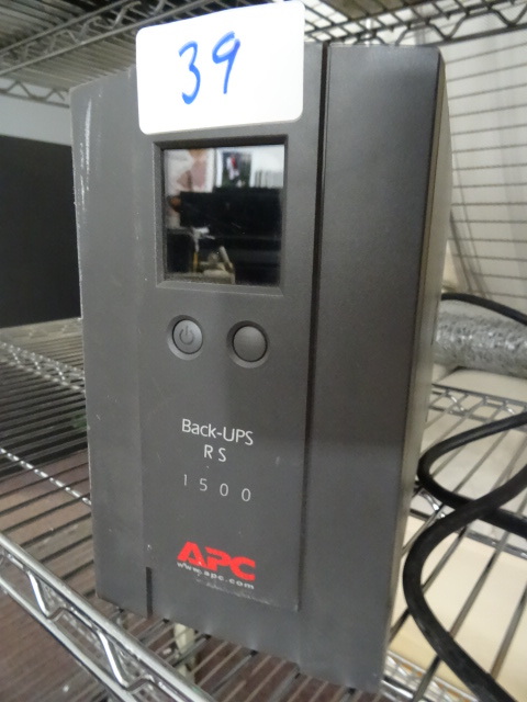 lot 39 image: Apc bacl ups RS1500...