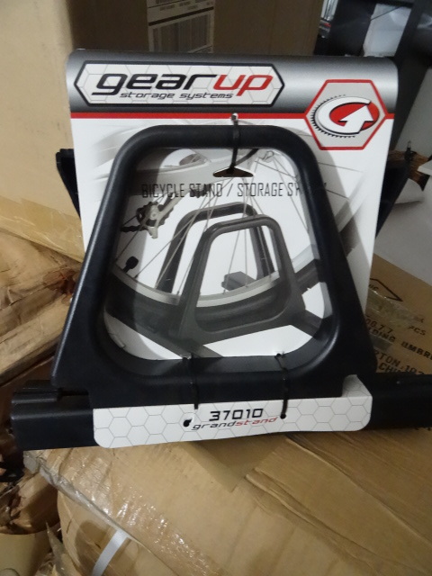 lot 57 image: Gear up storage system. Bicycle sta...