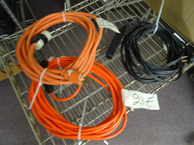 lot 76 image: 3 extension cords. 2 are 24 and 1 ...