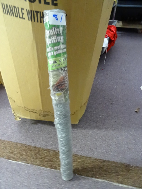 lot 82 image: Poultry netting. 36 x 25...