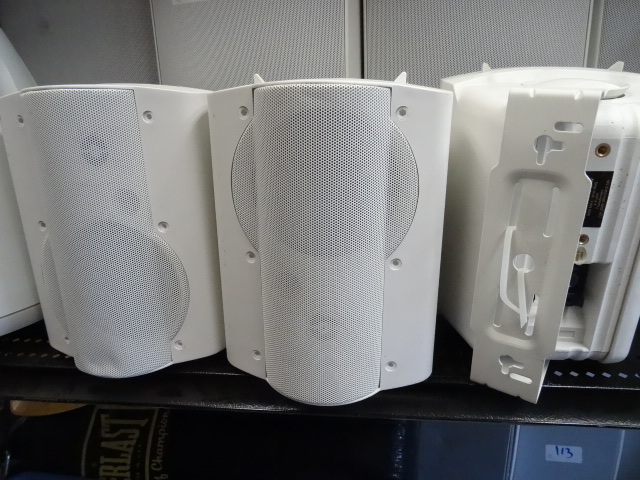 lot 114 image: OWI model OW1P5278P-W speakers. Qty...