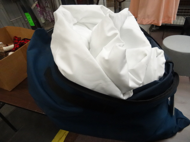 lot 115 image: Large box of fabric. Looks to be on...