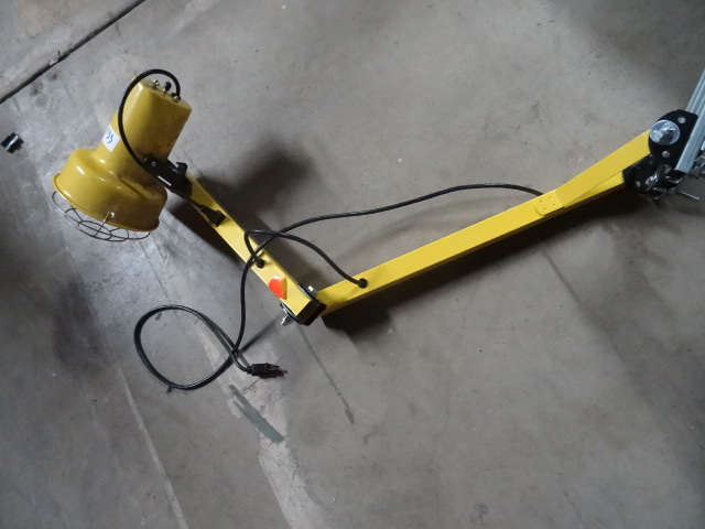 lot 133 image: Wall mount loading dock light. Swiv...