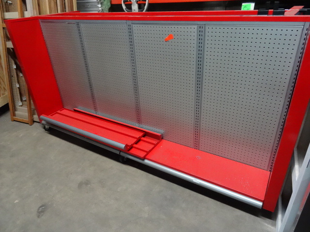 lot 142 image: Double sided retail store display o...