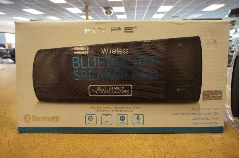 lot 79 image: HYPE Wireless Bluetooth Speaker Pod - With Built in Mic & One-Touch Answer