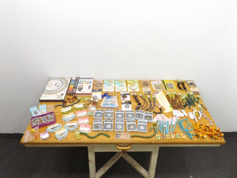 lot 21 image: Large Lot of NEW Beads, and Beading Accessories