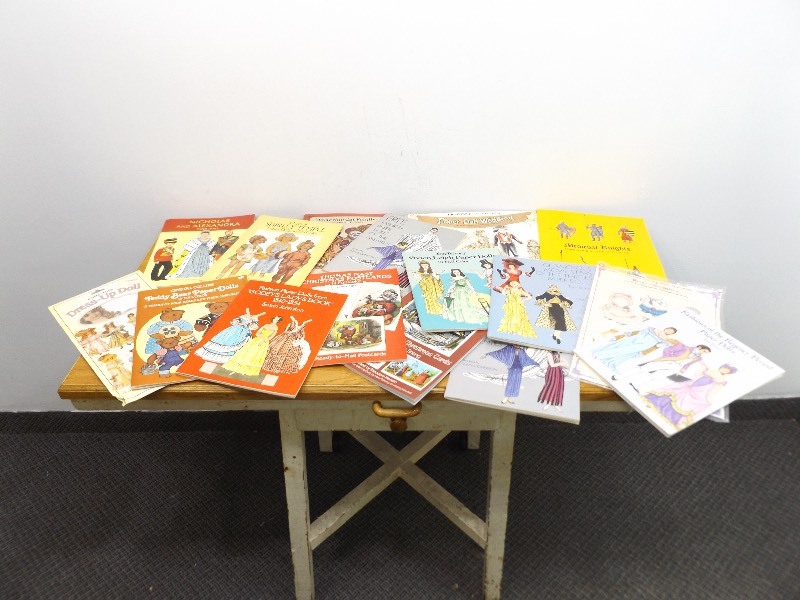 lot 46 image: Large Lot of New Paper Doll Books