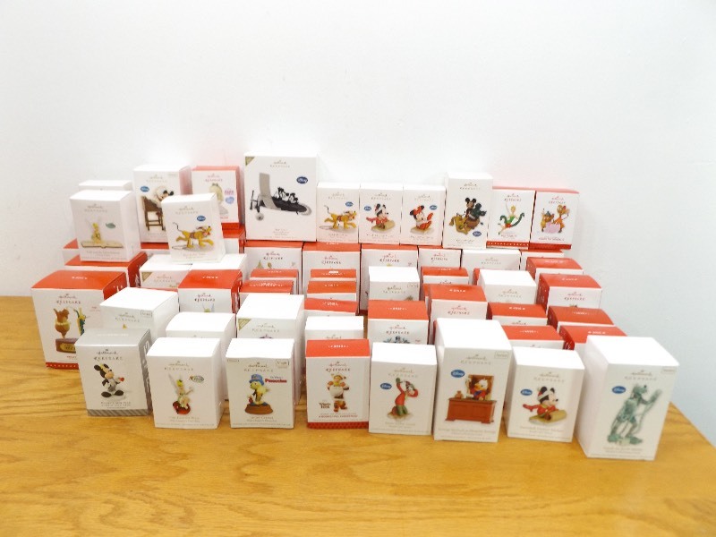 lot 12 image: Large Lot of NEW Hallmark Keepsake Disney Ornaments