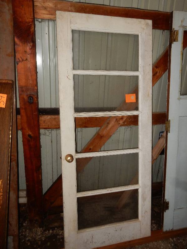 lot 18 image: Door with 5 horizontal light windows