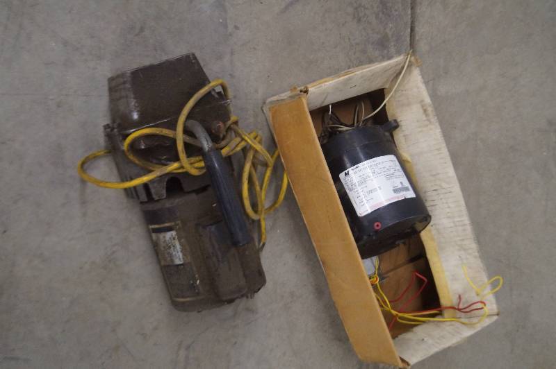 A-C Motor & Vacuum Pump